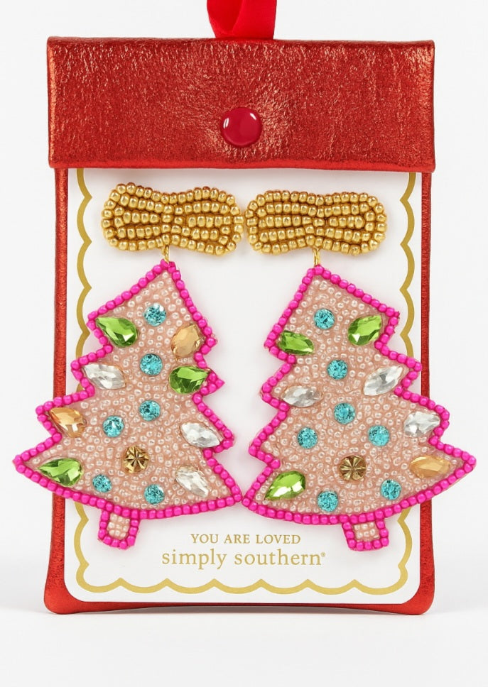 Holiday Beaded Earrings