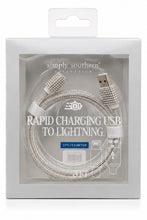 Load image into Gallery viewer, Simply Southern Rapid Charging Lighting Cable -3ft
