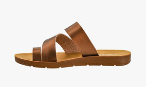 Corkys Bronze Just a Fling Sandal