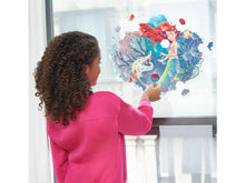 Load image into Gallery viewer, Make It Real Disney: Window Art Mosaic - The Little Mermaid - 106 pcs, Reusable Puzzle Window Cling
