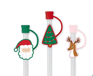 Swig Life Christmas Cameos Straw Topper Set