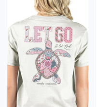 Load image into Gallery viewer, Simply Southern Short Sleeve Tee - Let God - Oyster
