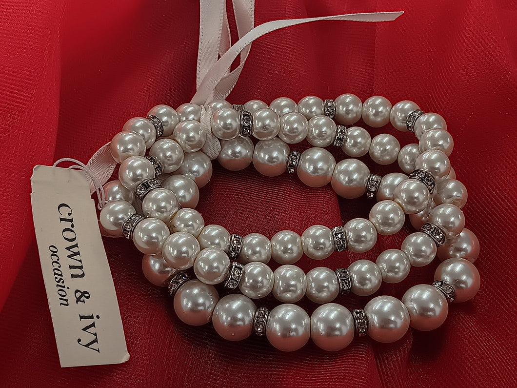 Pearl Bracelet Set
