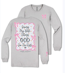 Simply Southern Long Sleeve Tee-REST-SPORTGRY