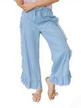 Load image into Gallery viewer, Simply Southern Denim Ruffle Pants

