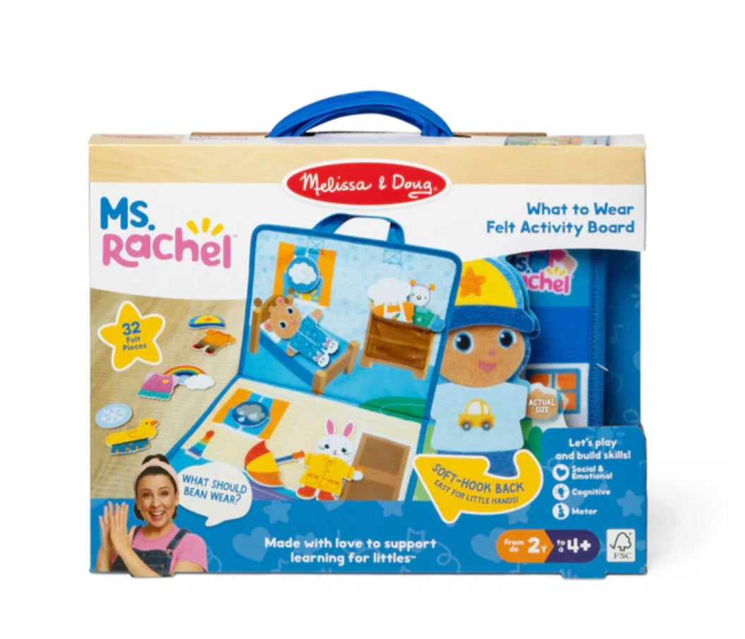 Ms. Rachel What to Wear Felt Activity Board
