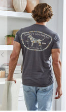 Load image into Gallery viewer, Simply Southern Short Sleeve Tee -Camo Dog - Iron Grey
