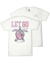 Load image into Gallery viewer, Simply Southern Short Sleeve Tee - Let God - Oyster
