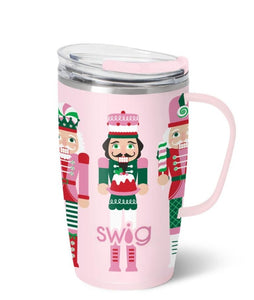 Swig Sugar Plum Soldiers Travel Mug 18oz