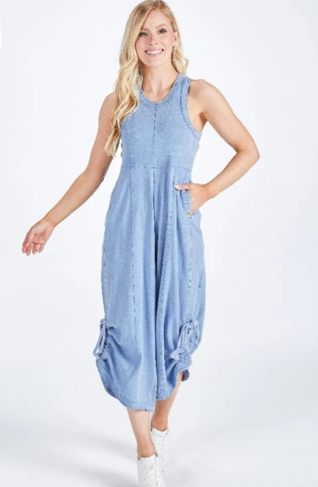 Simply Southern Vivian Jumpsuit - Blue