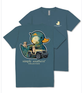 Simply Southern Short Sleeve Tee - Duck- Comet