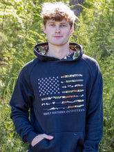 Load image into Gallery viewer, Simply Southern Men's Outdoor Hoodie - Black
