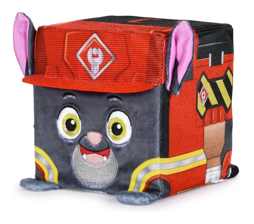 Rubble & Crew Stuffed Animals, Charger, 4-Inch Cube-Shape