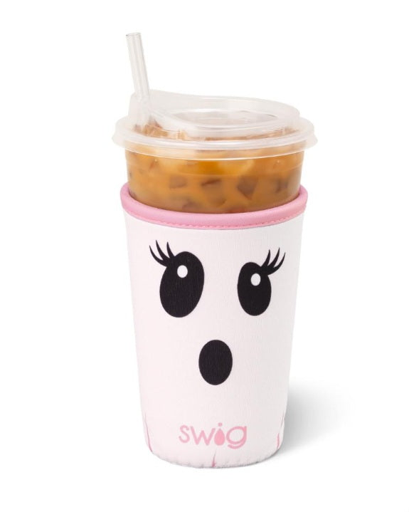Swig Boo Crew Ghost Iced Cup Coolie (Medium)