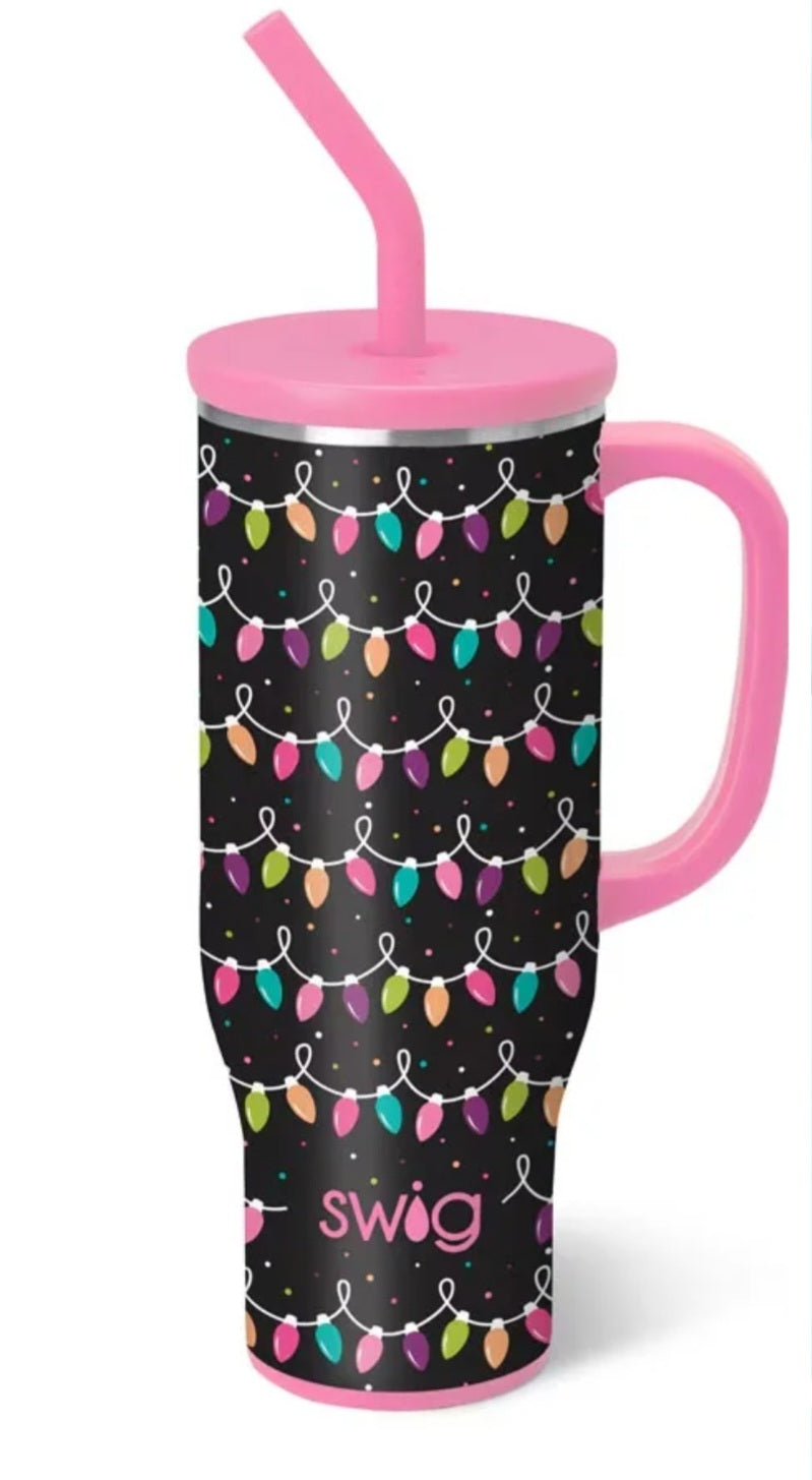 Swig Tacky Lights Mega Mug 30 Oz