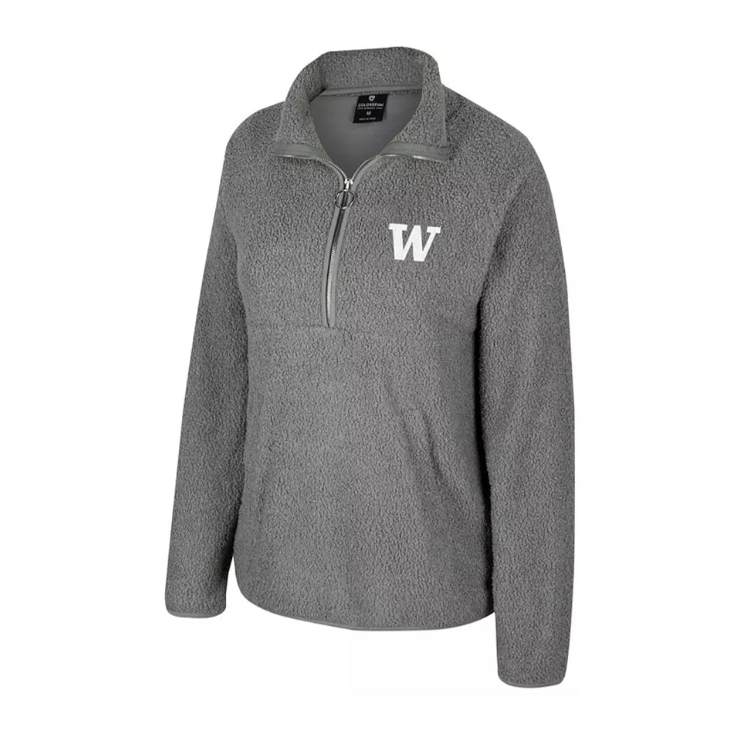 Colosseum Women's Grey Sherpa Jacket