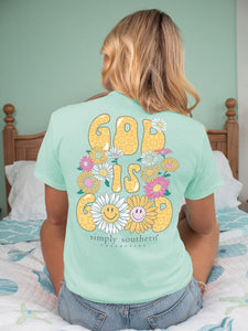 Simply Southern Short Sleeve Tee--Good--Chinchilla