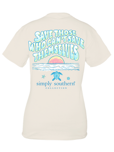 Simply Southern Short Sleeve Tee-Sunset-Wisp-Tracker