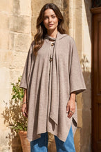 Load image into Gallery viewer, Glitz--Dear Scarlet Plus Size Flowy Poncho Top
