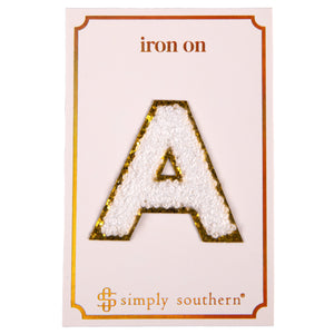 Simply Southern Iron On Initial Patches