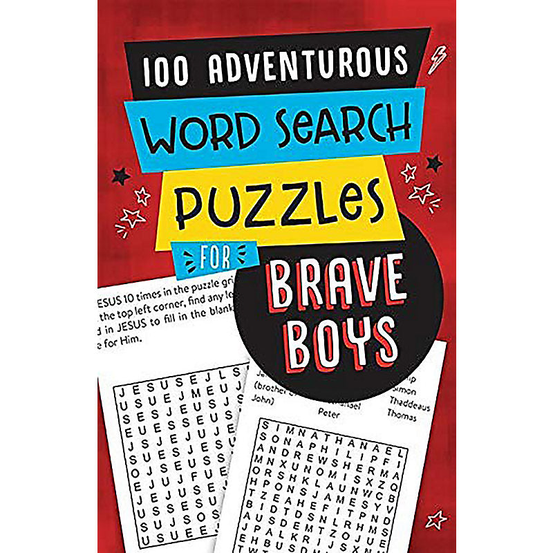 100 Adventureous Word Search puzzles for Brave Boys