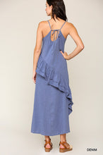 Load image into Gallery viewer, Sleeveless Ruffle Detail Maxi Dress
