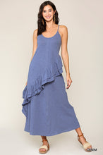 Load image into Gallery viewer, Sleeveless Ruffle Detail Maxi Dress
