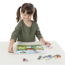 Load image into Gallery viewer, Melissa and Doug- Vehicle Peg Puzzle
