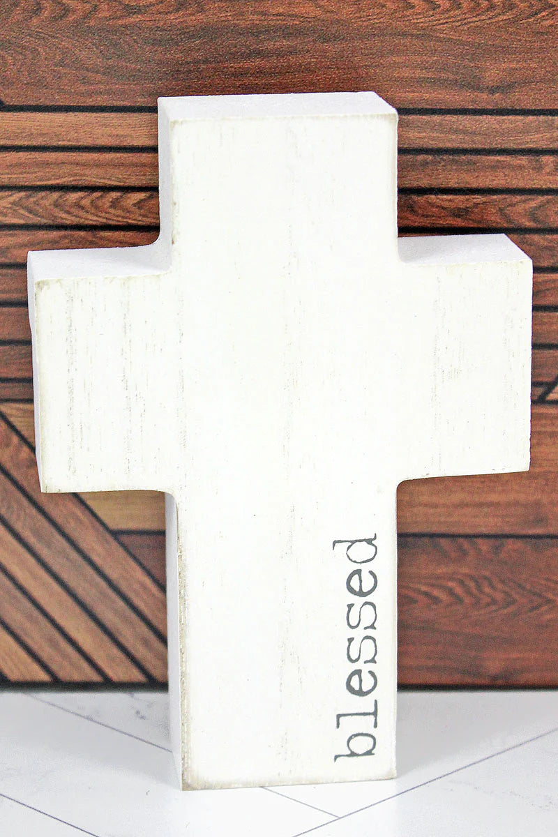 Wood Block Cross