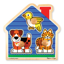 Load image into Gallery viewer, Melissa and Doug- House Pets Jumbo Knob Puzzle
