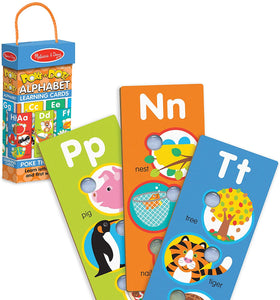 Melissa and Doug- Poke-a-Dot Alphabet Learning Cards