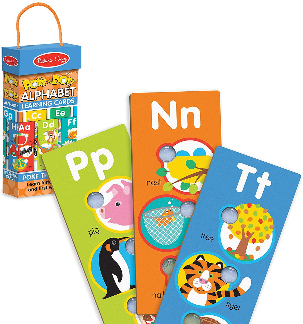 Melissa and Doug- Poke-a-Dot Alphabet Learning Cards