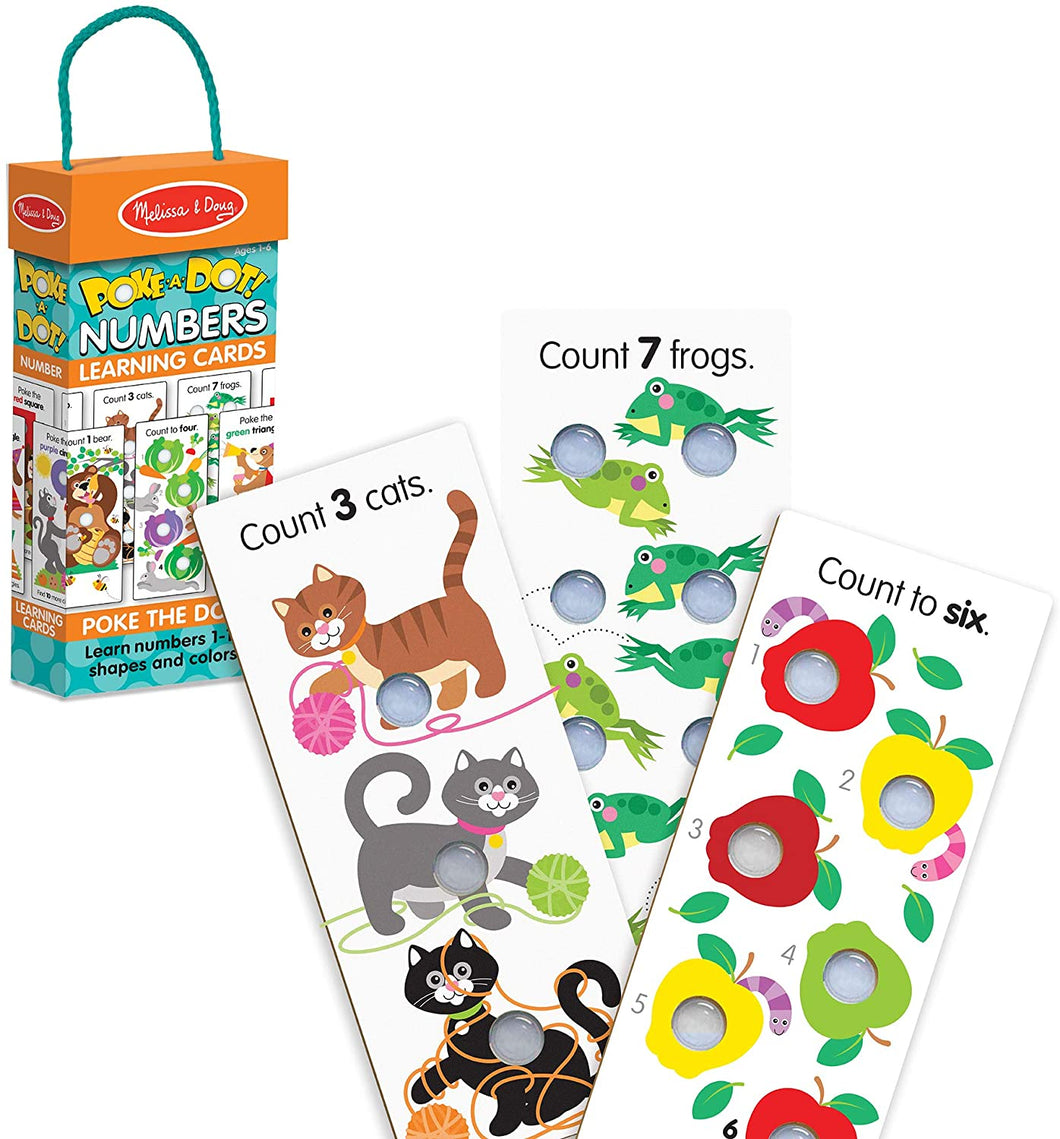 Melissa and Doug- Poke-a-Dot Numbers Learning Cards