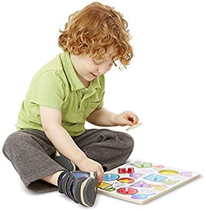 Melissa and Doug- Shapes Peg Puzzle