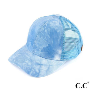 Tie Dye Ponytail Cap