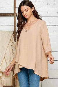 V-NECK DETAIL SHIRT