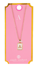 Load image into Gallery viewer, Simply Southern Initial Tile Necklaces
