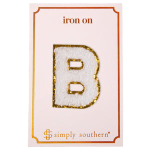 Simply Southern Iron On Initial Patches