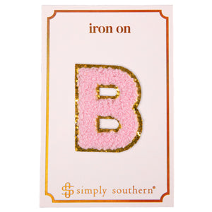 Simply Southern Iron On Initial Patches