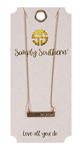 Simply Southern "Sayings" Necklaces