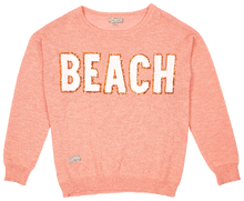 Load image into Gallery viewer, Simply Southern Sparkle Letter &quot;Beach&quot; Sweater
