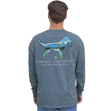 Load image into Gallery viewer, Men&#39;s Long Sleeve Simply Color Long Sleeve Tee--Better--Bluestone
