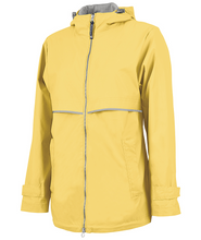 Load image into Gallery viewer, Charles River-New Englander Rain Jacket-Buttercup-Yellow--Full Zip
