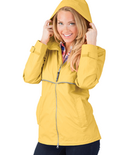 Load image into Gallery viewer, Charles River-New Englander Rain Jacket-Buttercup-Yellow--Full Zip
