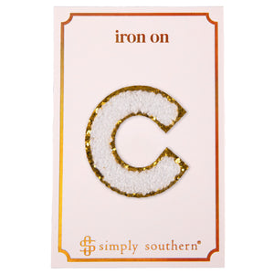 Simply Southern Iron On Initial Patches