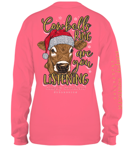 Simply Southern Long Sleeve Tee--COWBELL--Punch