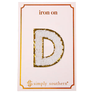 Simply Southern Iron On Initial Patches