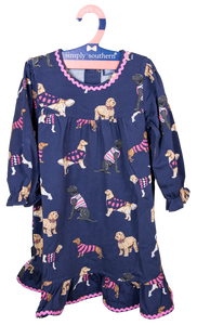 Simply Southern Trim Dress-Dog