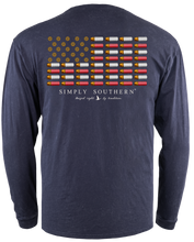 Load image into Gallery viewer, Men&#39;s Long Sleeve Simply Color Long Sleeve Tee--FLAG-RAVEN
