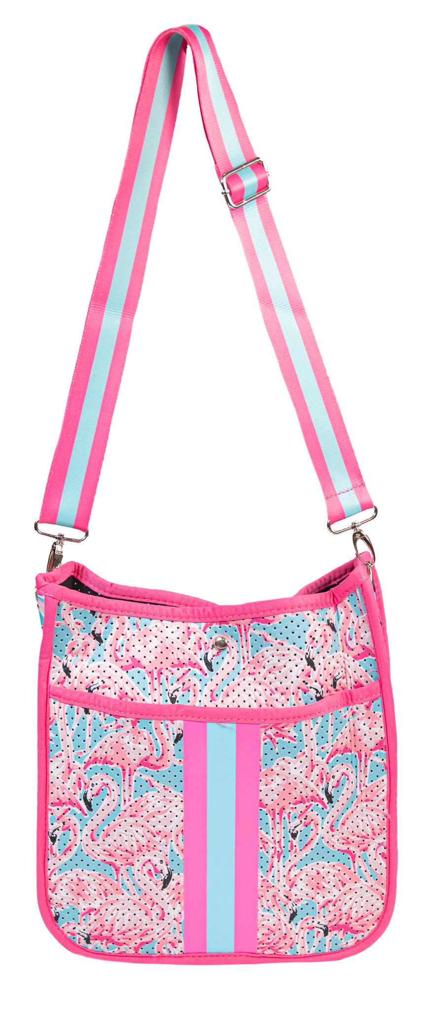 Monogrammed Neoprene Crossbody